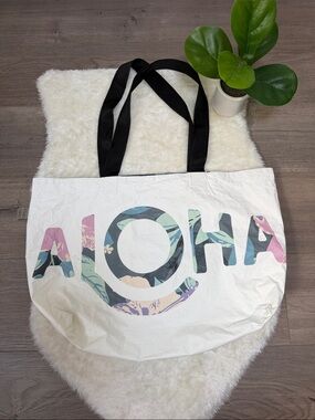Aloha Collection Large Reversible Tote Bag